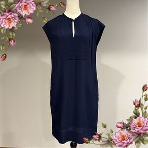 J. Crew navy short sleeve tunic dress